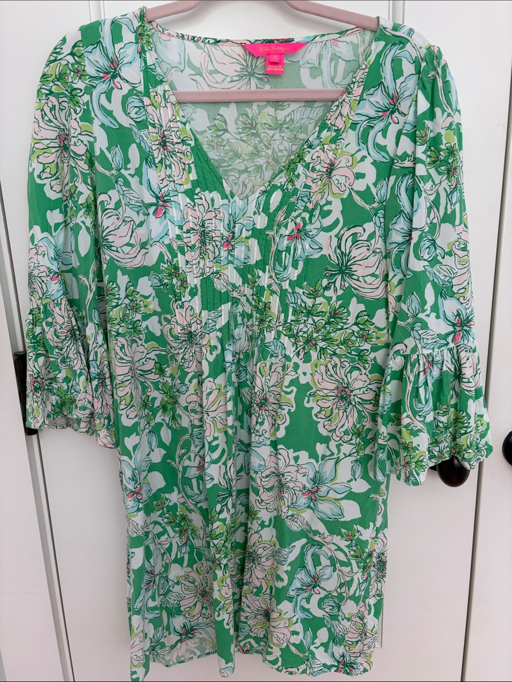 Lilly Pulitzer Danika Tunic Dress Blossom Views Print size 8